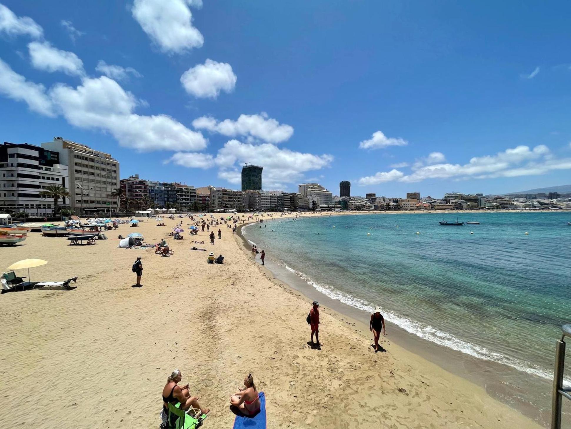 Mary Sanchez Beach Apartments لاس بالماس دي غران كاناريا المظهر الخارجي الصورة